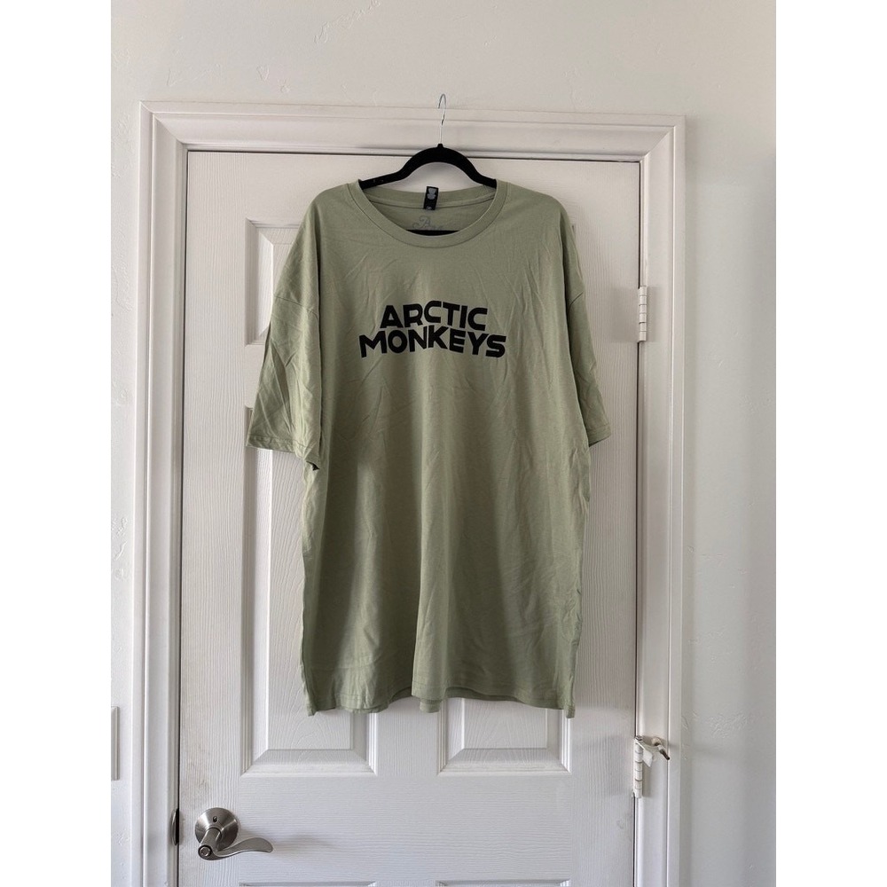 arctic monkeys army green 2023 north america tour band tee unisex size xxx-large
